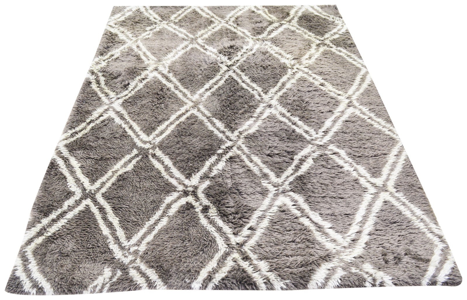 INDIAN HAND KNOTTED WOOL RUG - 2