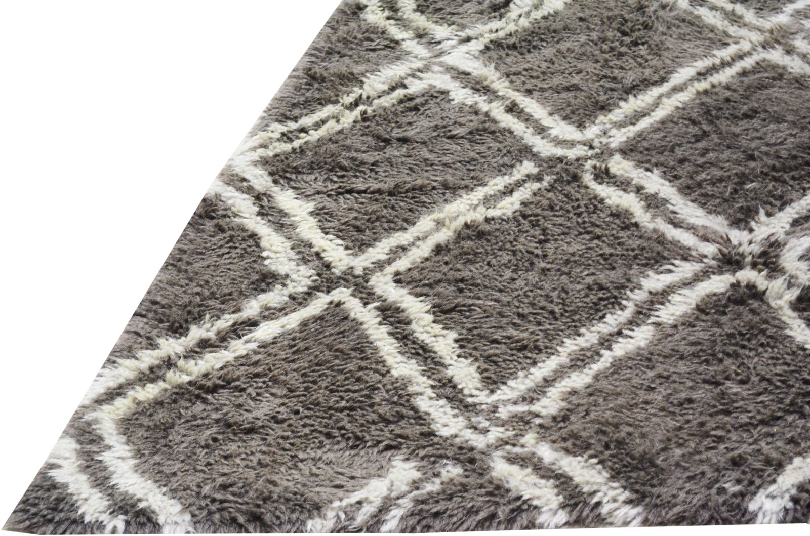 INDIAN HAND KNOTTED WOOL RUG - 5