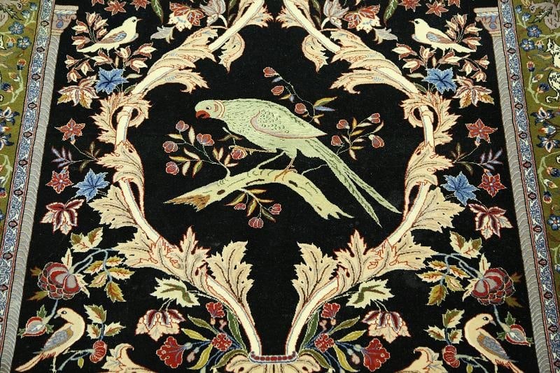 3x5 Isfahan Persian Area Rug - 14