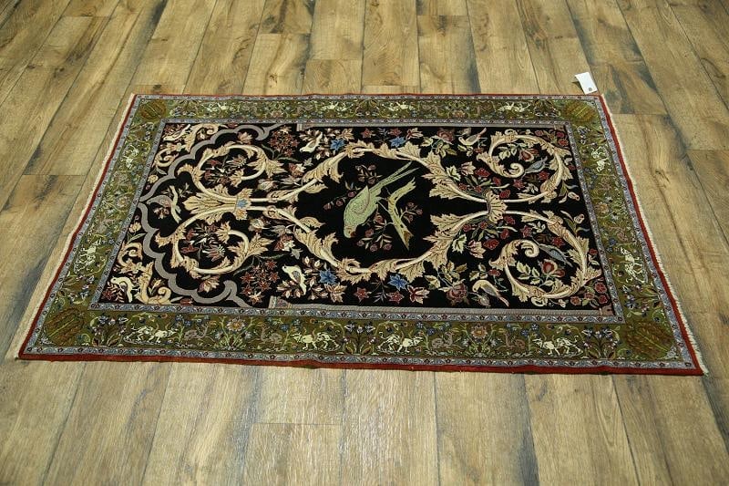 3x5 Isfahan Persian Area Rug - 16