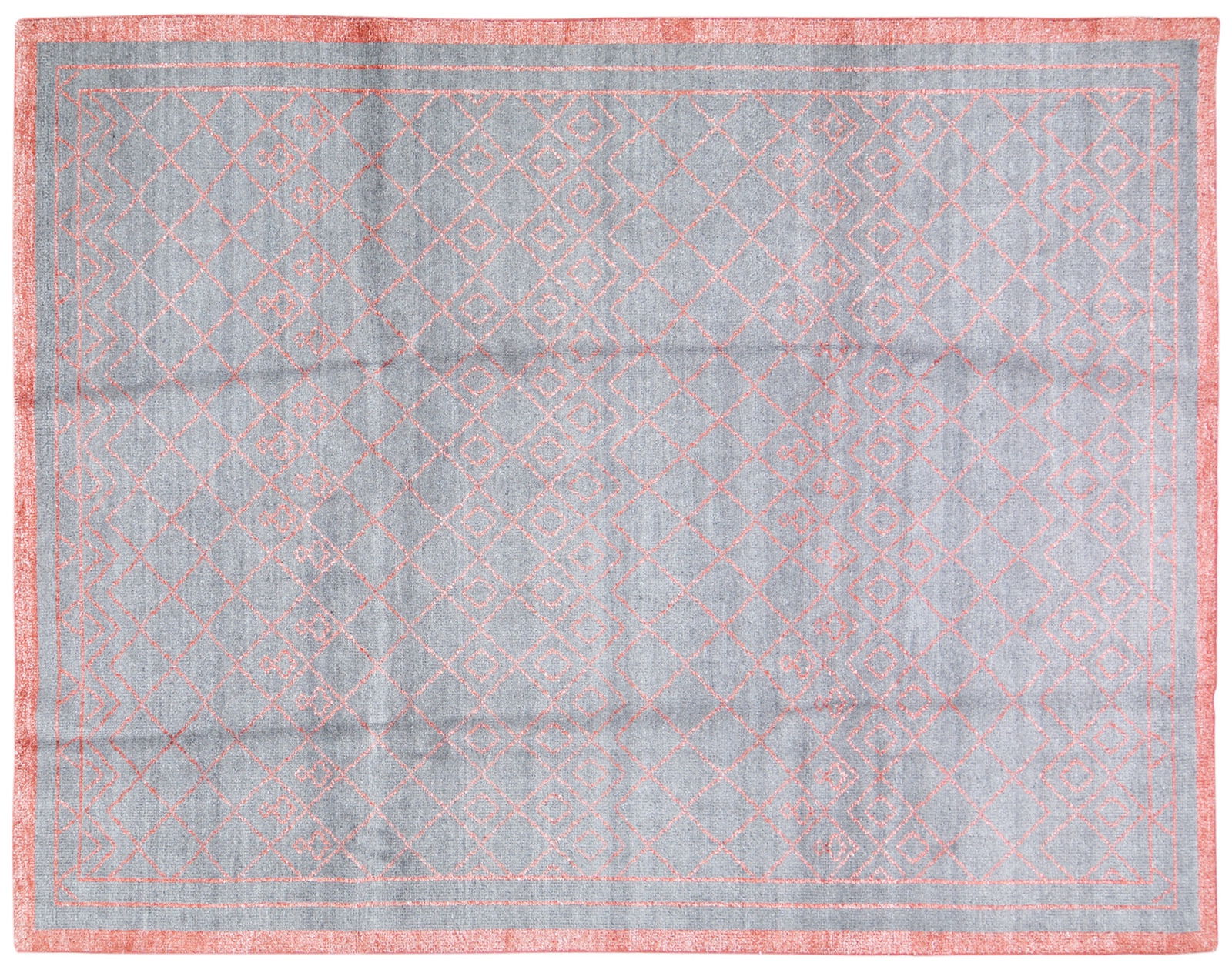 INDIAN HAND KNOTTED WOOL RUG (1 of 6)