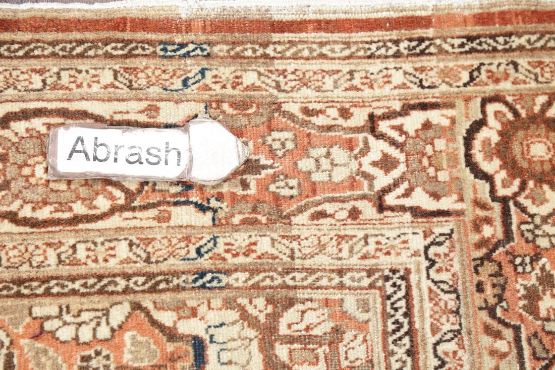 Geometric Ivory 4x6 Tabriz Haj jalili Persian Area Rug - 17