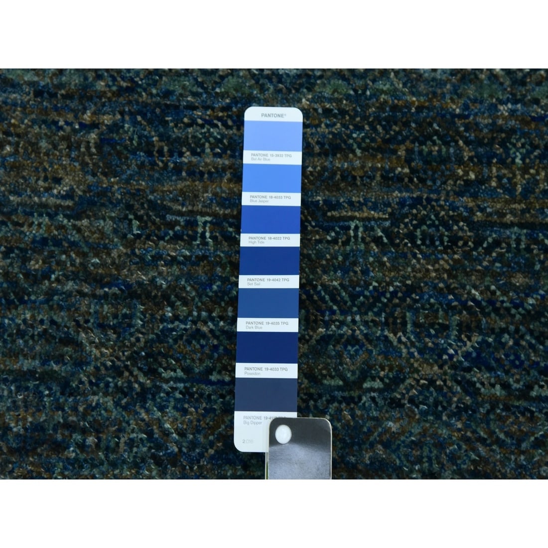 Arabian Forest Green, Herat Pattern, Borderless Diamond Shape - 4