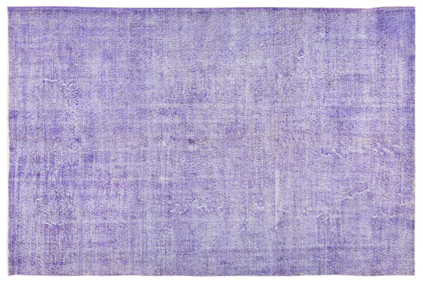 TURKISH HAND KNOTTED WOOL RUG: Title: TURKISH HAND KNOTTED WOOL RUG Size: 6'8X10'3 Age: VINTAGE Origin: TURKISH Style: OVERDYED Material: WOOL Care: PROFESSIONAL Structure: HAND KNOTTED Design: ANATOLIAN Reserve: $300.00 Shipping