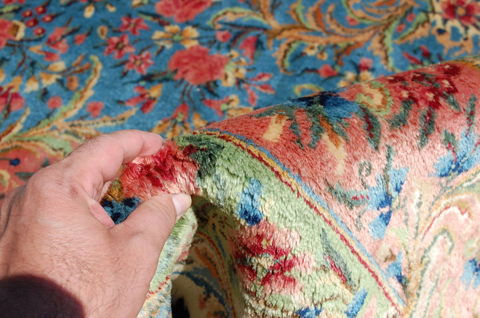 Persian KIRMAN RUG 12' x19' - 11