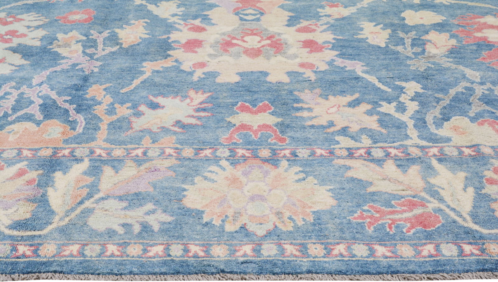 PAKISTANI HAND KNOTTED WOOL RUG - 4