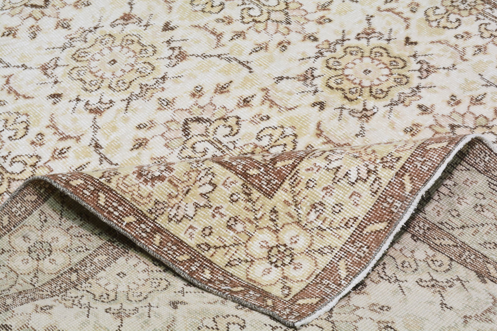 TURKISH HAND KNOTTED WOOL RUG - 6