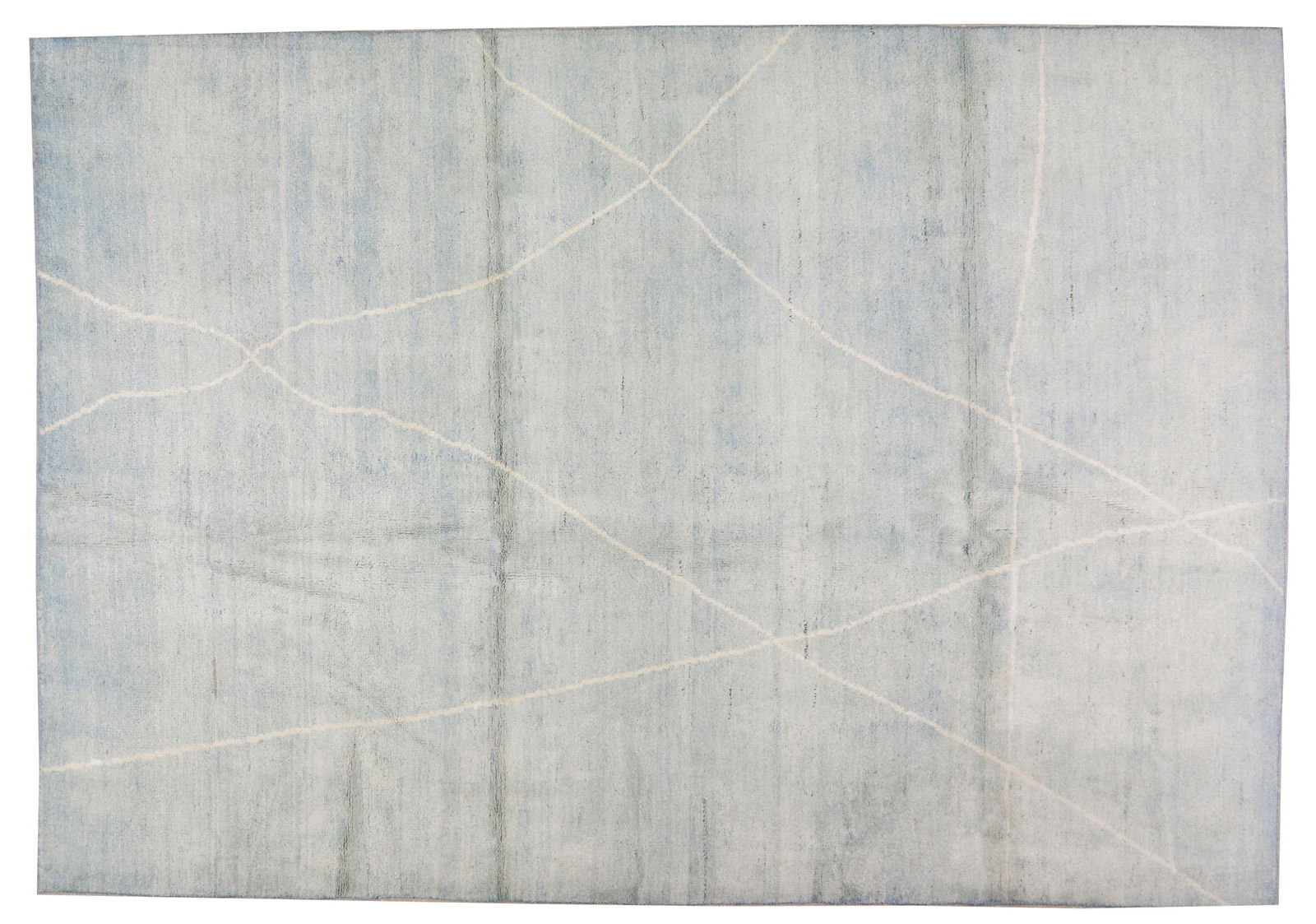 MOROCCAN HAND KNOTTED WOOL RUG (1 of 4)