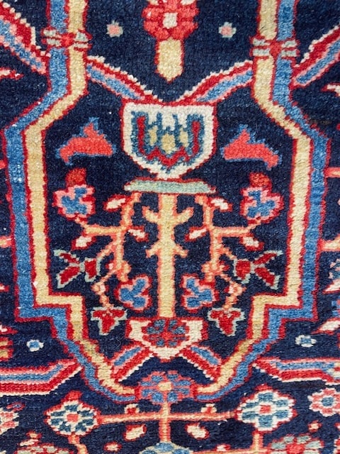 Unique Persian Heriz Rug-VG - 7