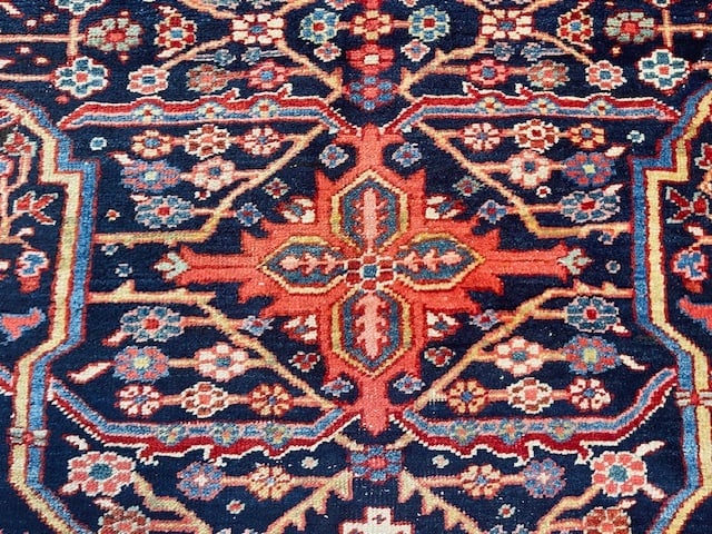 Unique Persian Heriz Rug-VG - 8