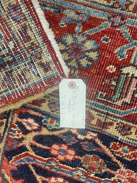 Unique Persian Heriz Rug-VG - 9