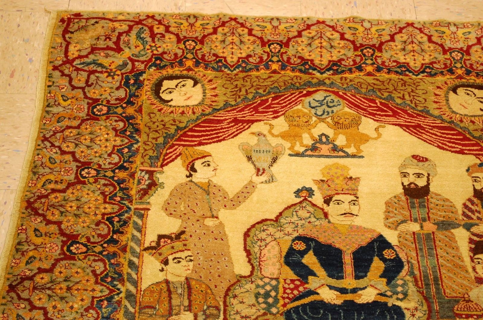 Persian TABRIZ RUG 4.8 X 5.10 - 2