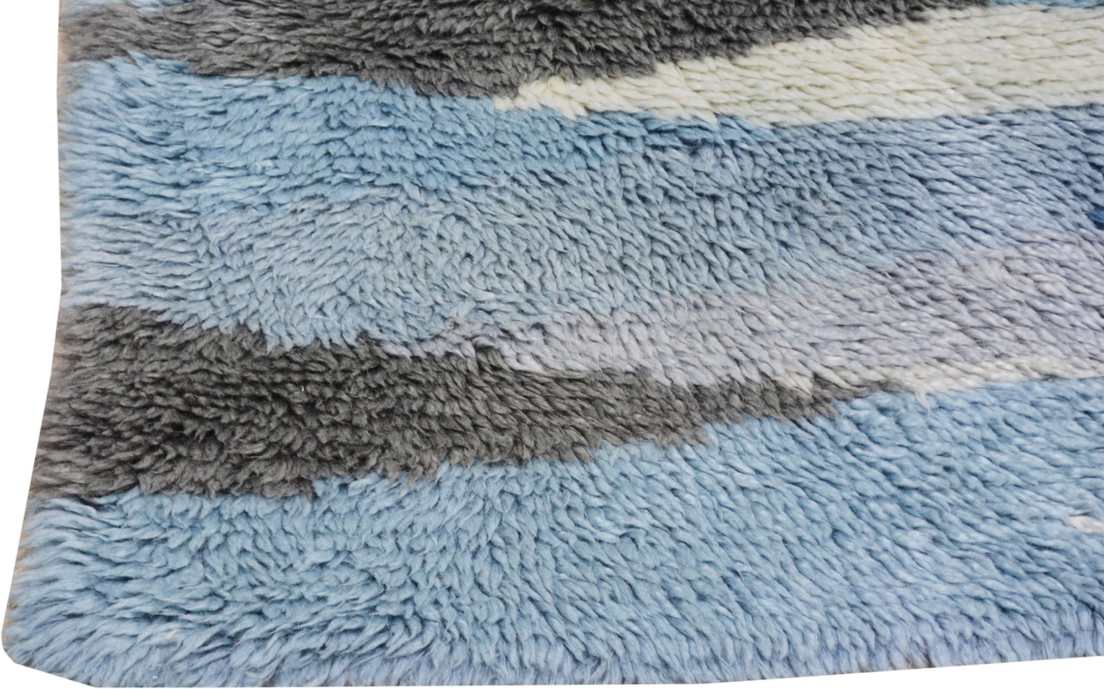 INDIAN HAND KNOTTED WOOL RUG - 4