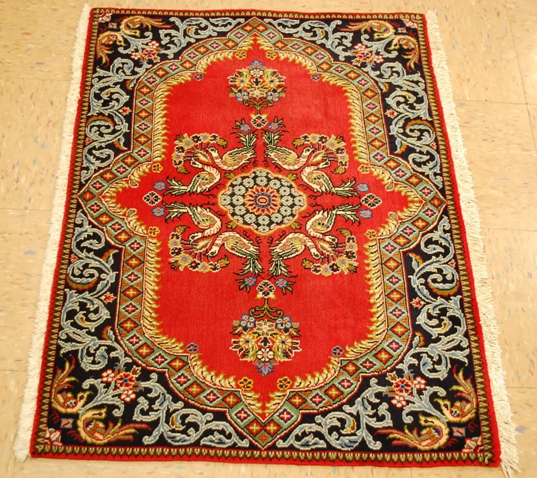 Persian KASHAN 2'5" x 3'2" - 6