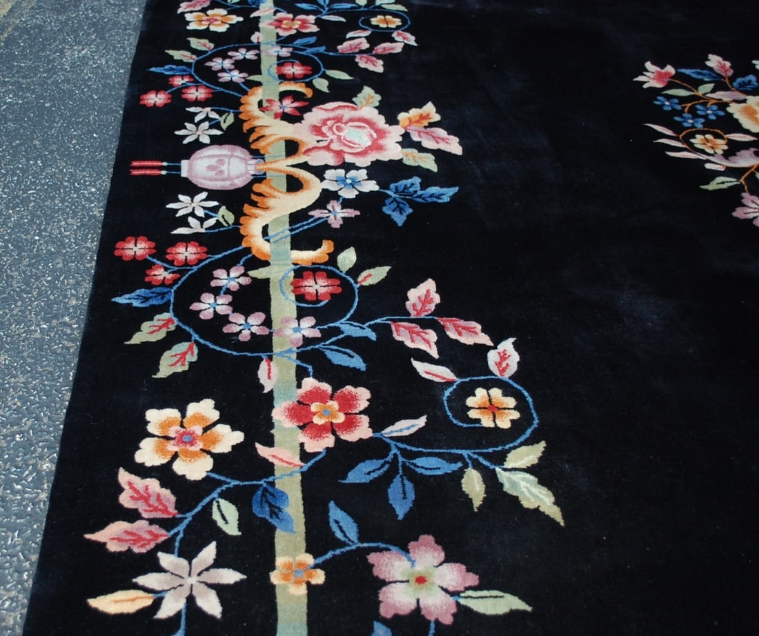 CHINESE NICHOLS RUG 8x10 - 9