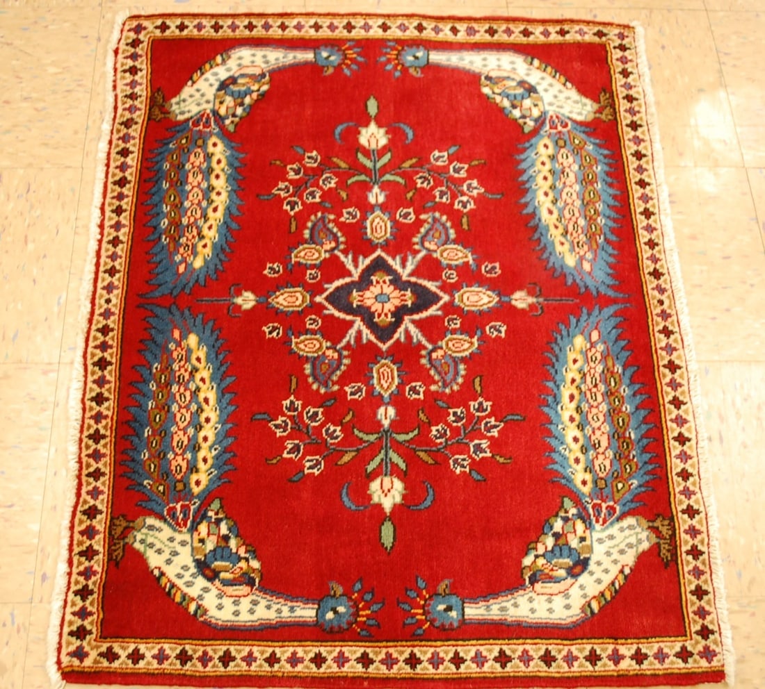 Persian KASHAN 2'5" x 3'3" - 6