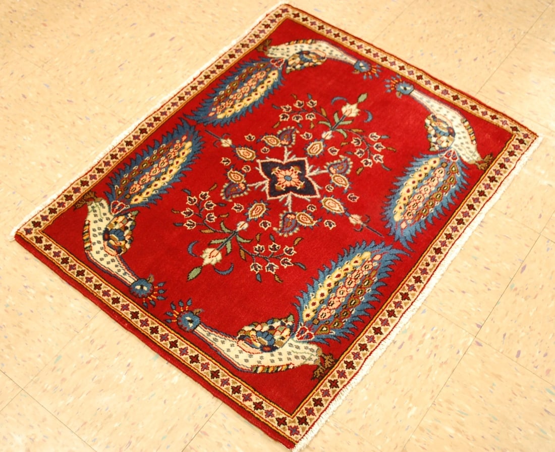 Persian KASHAN 2'5" x 3'3" - 7
