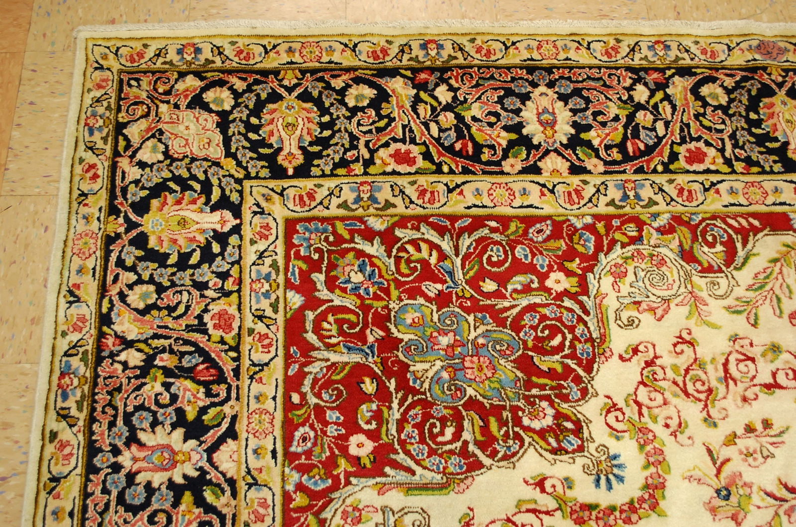 Persian KERMAN RUG 9'3"x12' - 4