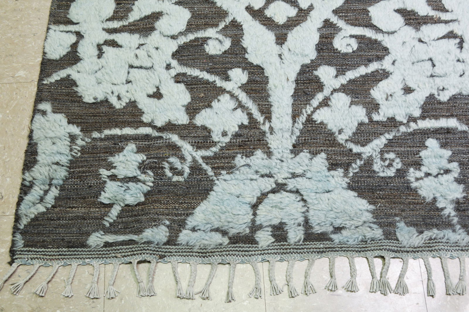 PAKISTANI HAND KNOTTED WOOL RUG - 5