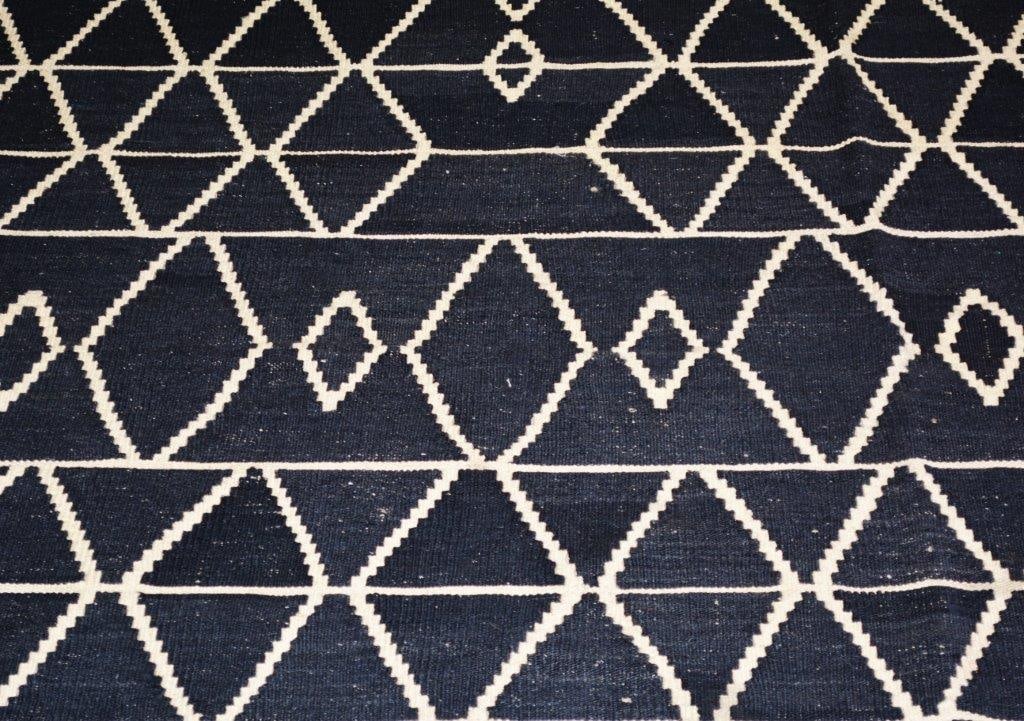 AFGHAN FLATWEAVE WOOL RUG - 3