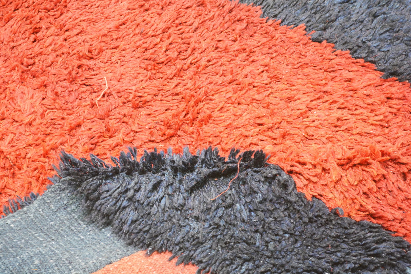 UZBEKISTAN HAND KNOTTED WOOL RUG - 4