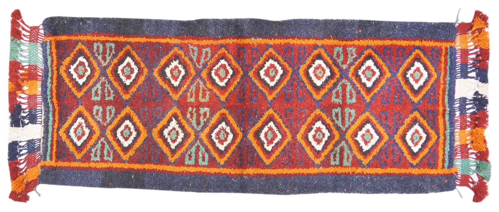UZBEKISTAN HAND KNOTTED WOOL RUG (1 of 4)