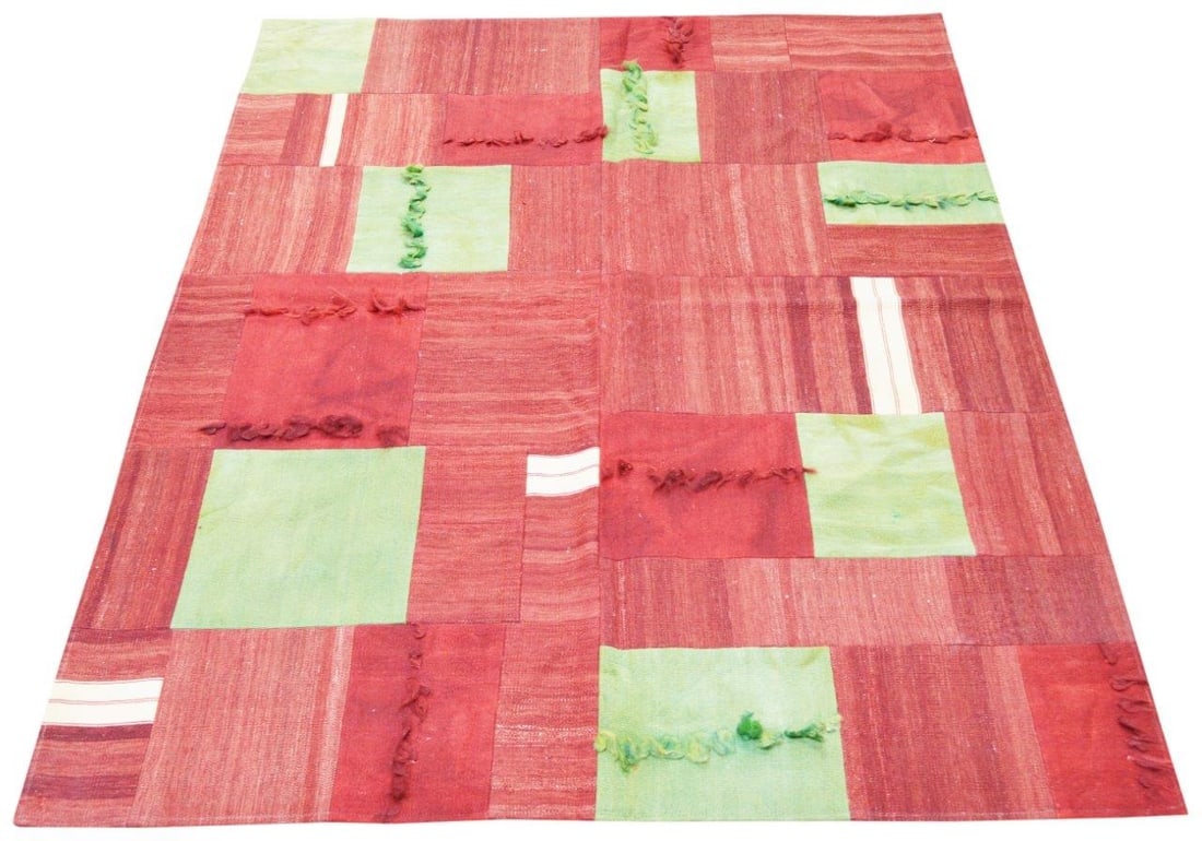 TURKISH FLATWEAVE WOOL RUG - 2