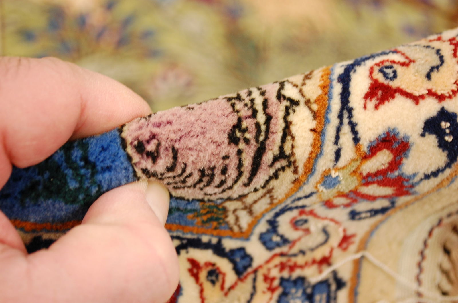 Persian ISFAHAN RUG 3.5x5.1 - 10