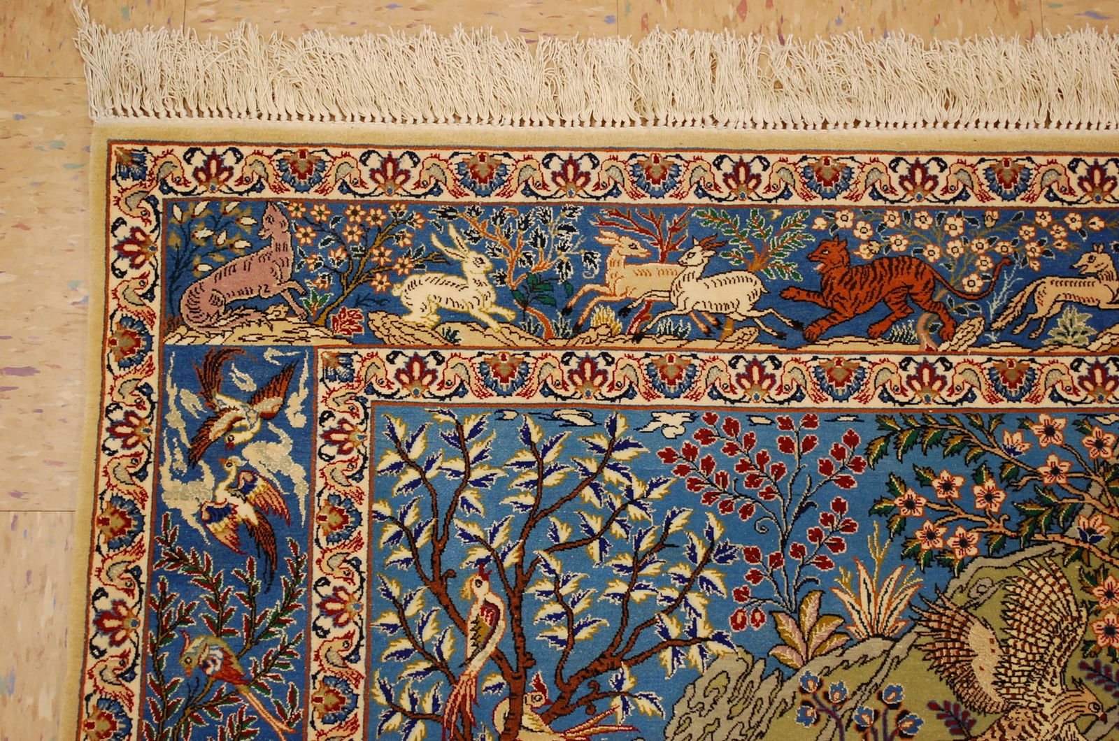 Persian ISFAHAN RUG 3.5x5.1 - 4