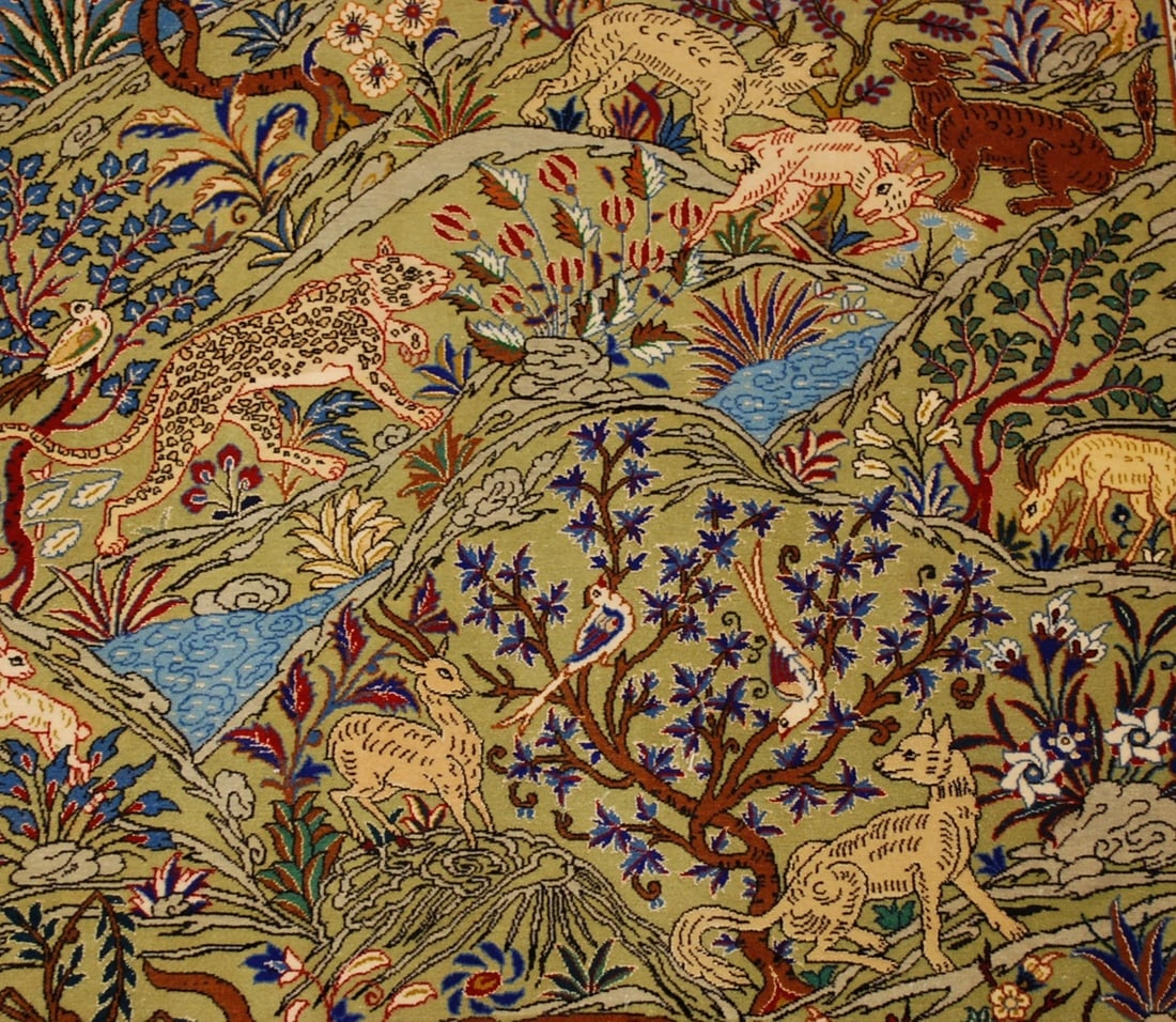 Persian ISFAHAN RUG 3.5x5.1 - 7