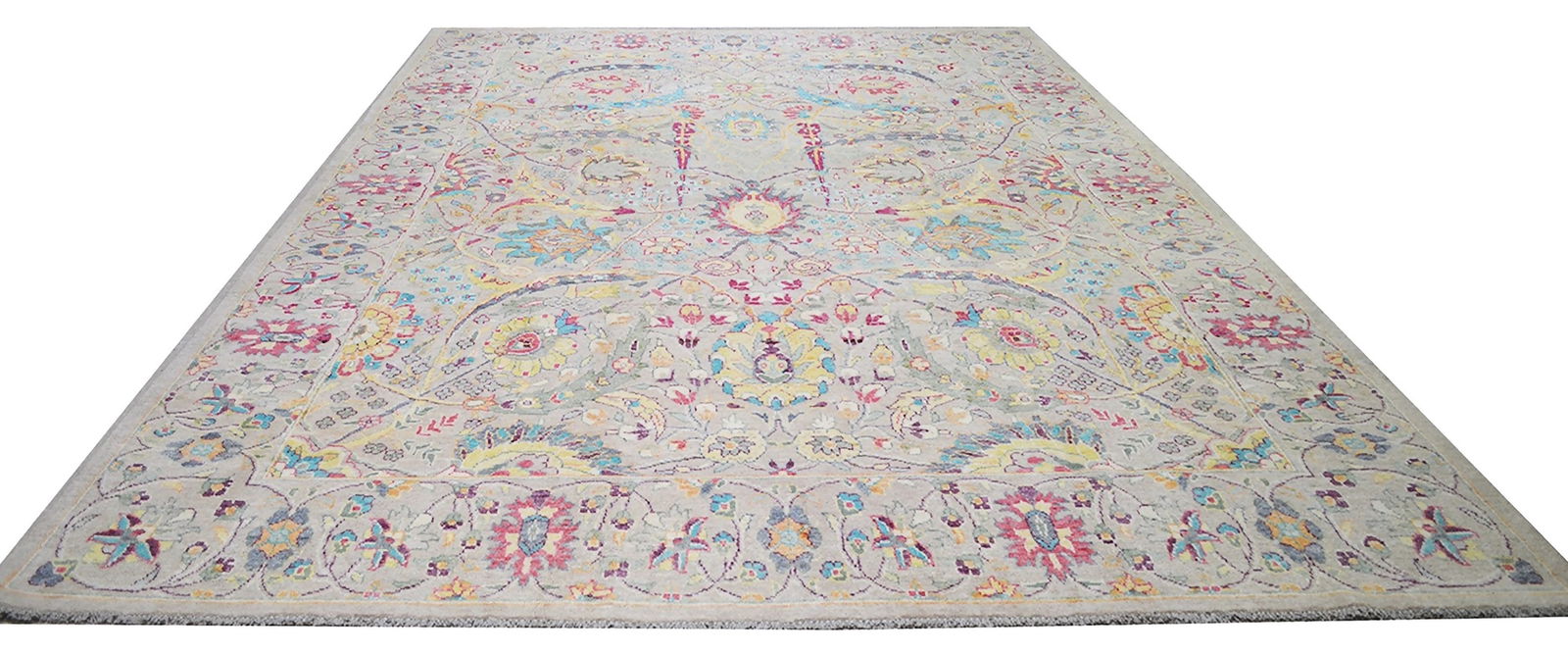 TURKISH HAND KNOTTED WOOL RUG - 2