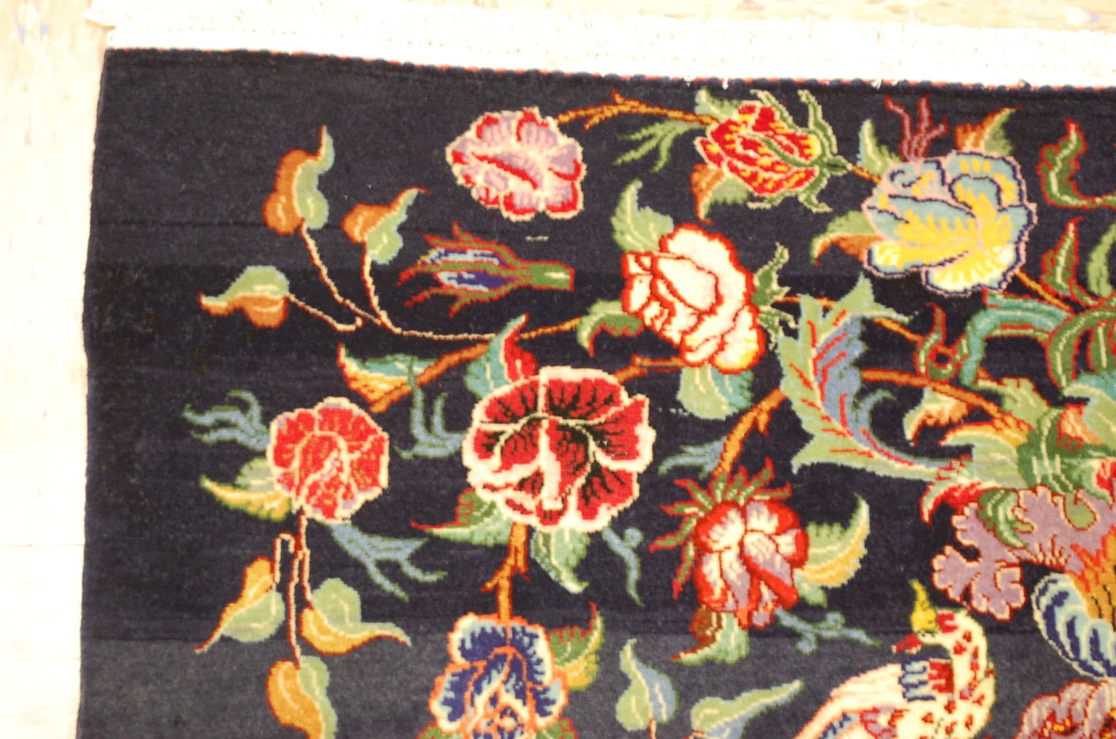 Persian KASHAN RUG 1'10" x 2'11" - 2