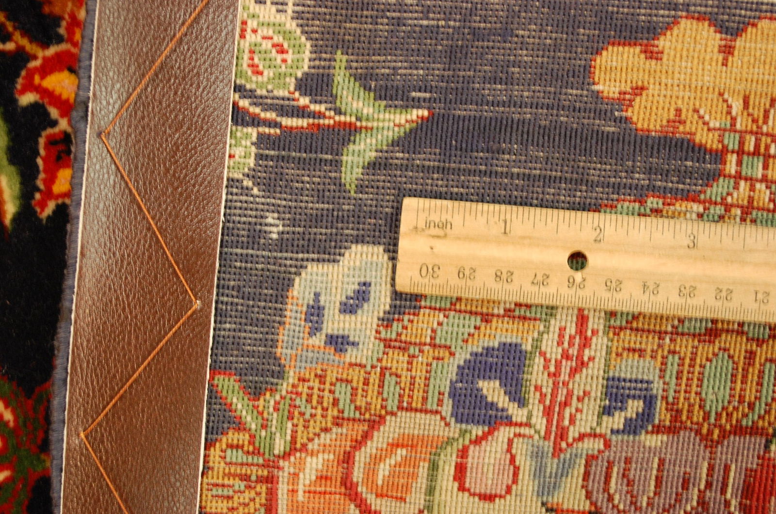 Persian KASHAN RUG 1'10" x 2'11" - 9