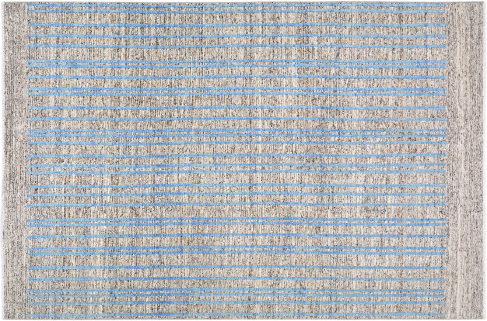 MOROCCAN HAND KNOTTED WOOL RUG: Title: MOROCCAN HAND KNOTTED WOOL RUG Size: 6'7X10'1 Age: NEW Origin: MOROCCAN Style: ALEPH Material: WOOL Care: PROFESSIONAL Structure: HAND KNOTTED Design: ALEPH Reserve: $750.00 Shipping: