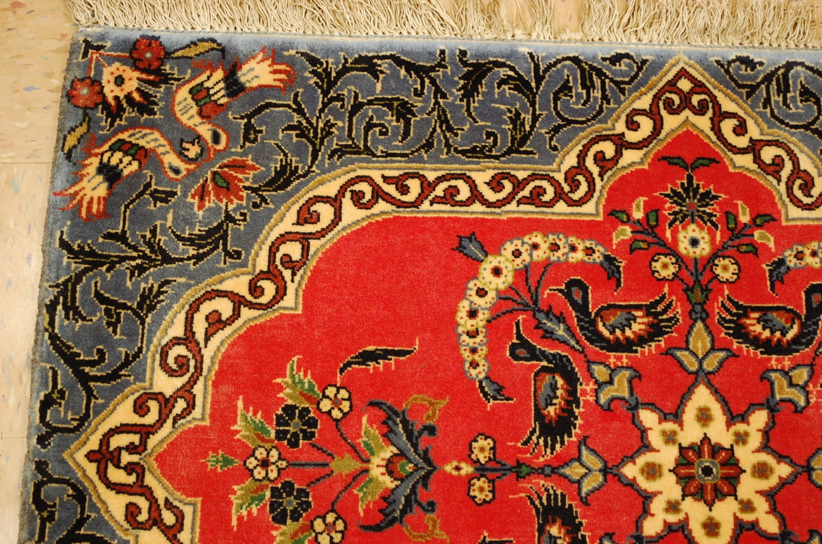 Persian KASHAN ,2'1" x 3'1" - 2