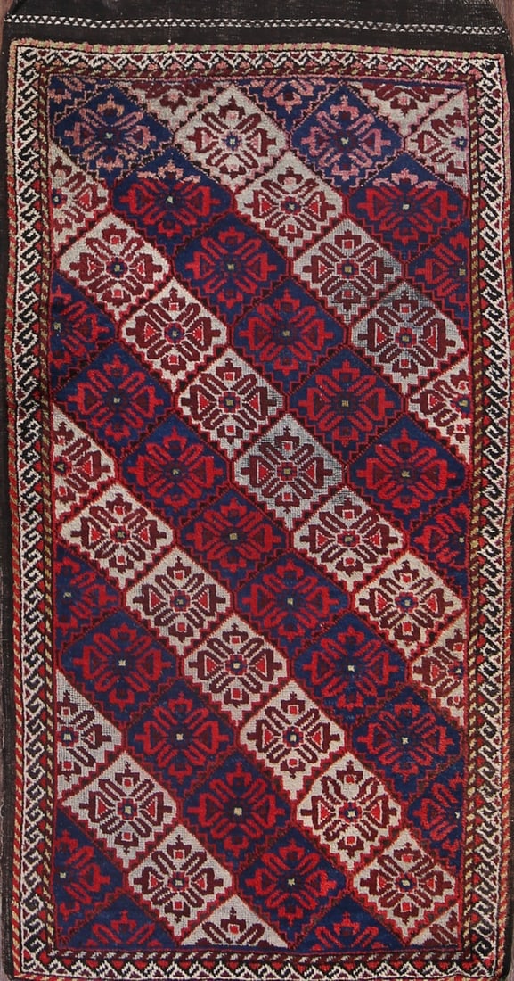 3x6 Kazak Caucasian Russian Oriental Area Rug (1 of 15)