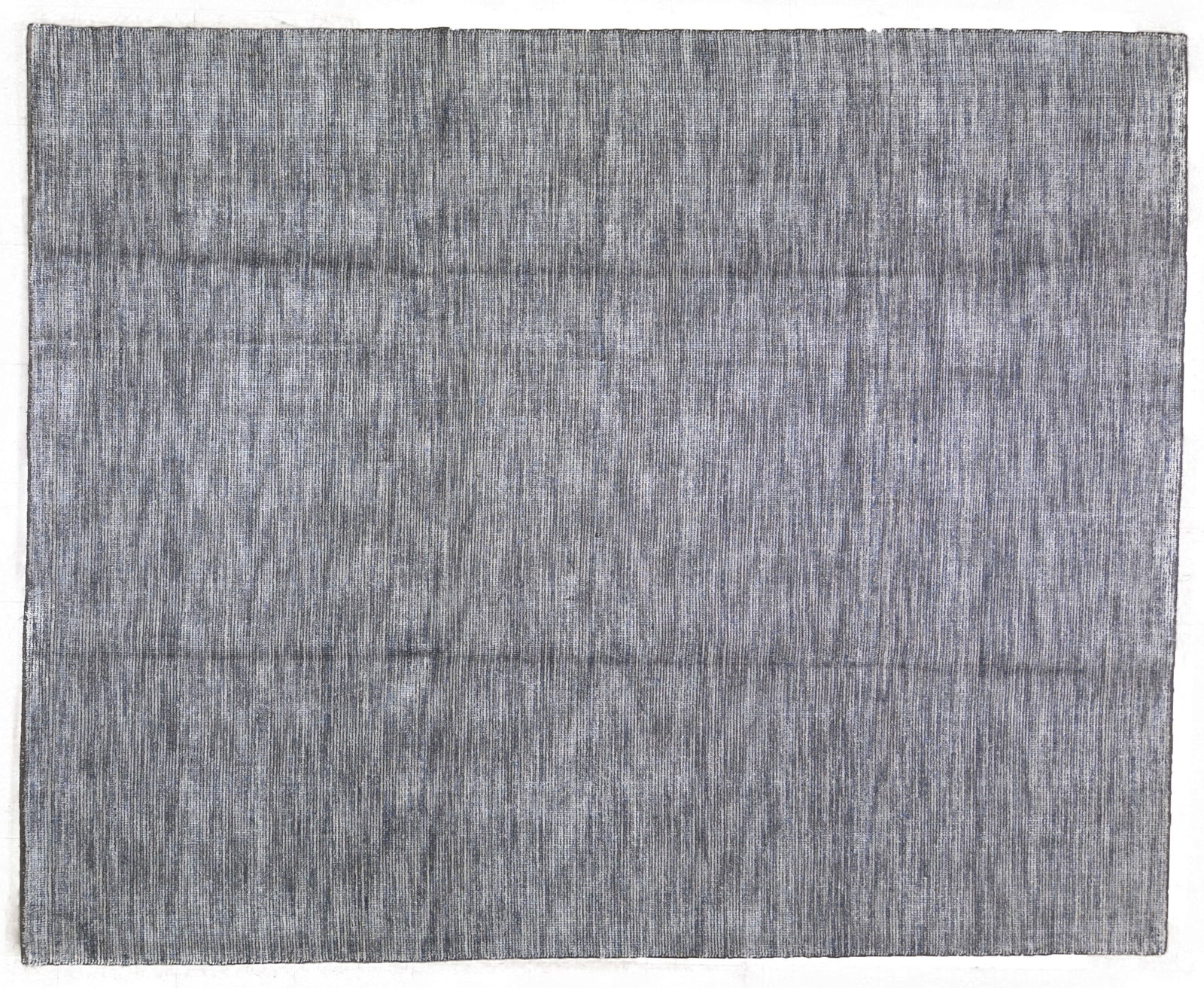 INDIAN HAND KNOTTED WOOL/BAMBOO RUG: Title: INDIAN HAND KNOTTED WOOL/BAMBOO RUG Size: 8X10 Age: NEW Origin: INDIAN Style: MODERN HANDLOOM Material: WOOL/BAMBOO Care: PROFESSIONAL Structure: HAND KNOTTED Design: MODERN Reserve: $400.00 <