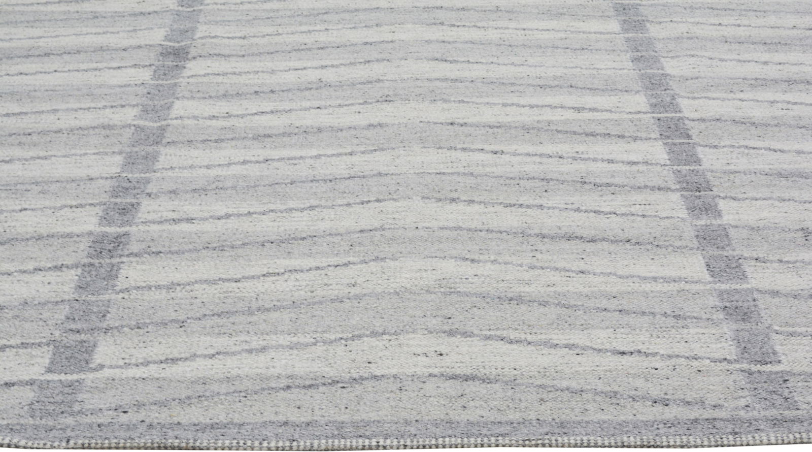 SCANDINAVIAN FLATWEAVE WOOL RUG - 4