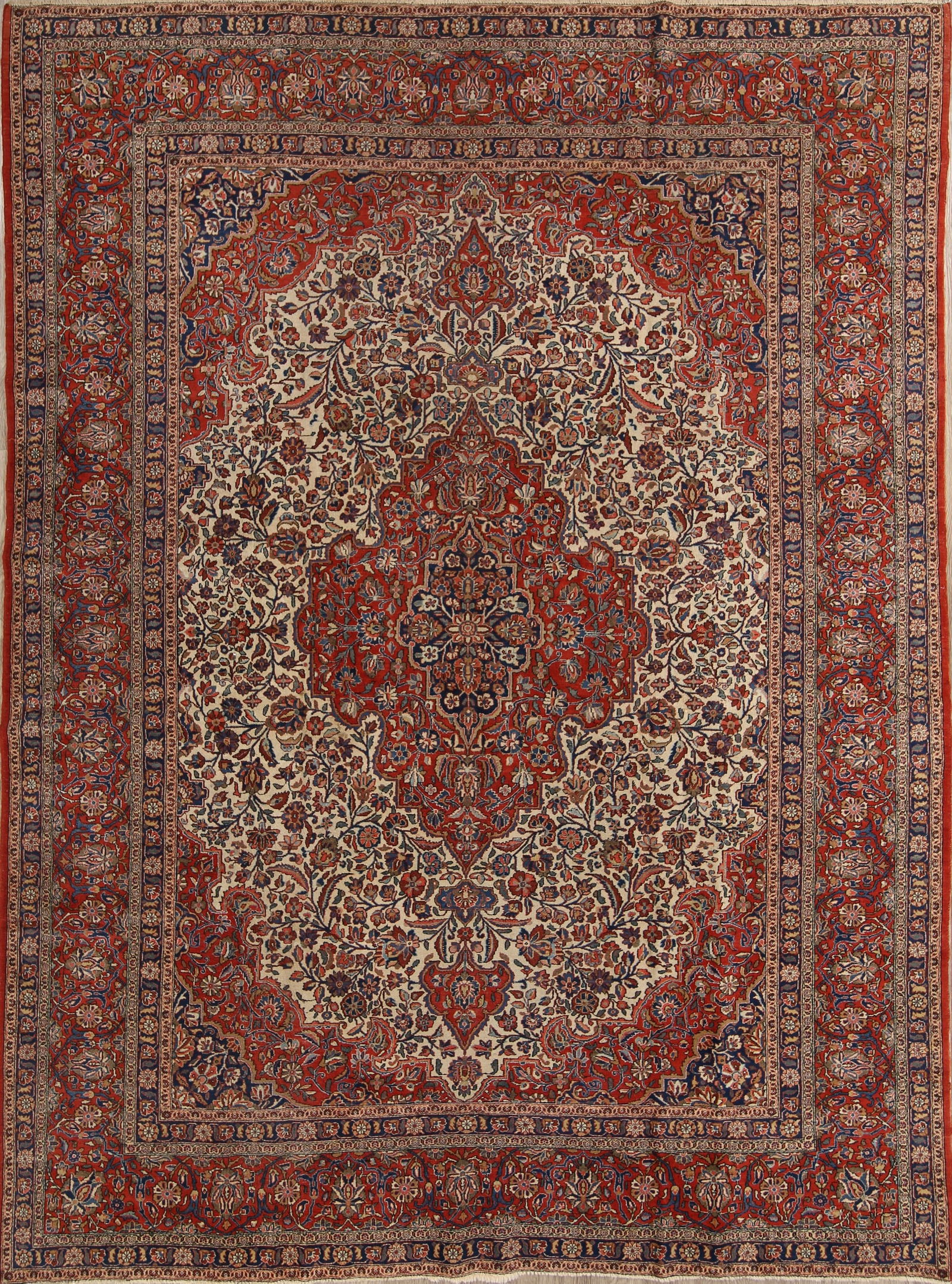 10x13 Kashan Persian Area Rug (1 of 20)