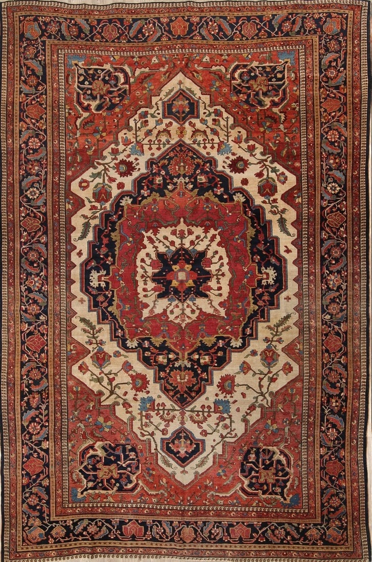 8x12 Farahan Sarouk Persian Rug (1 of 20)