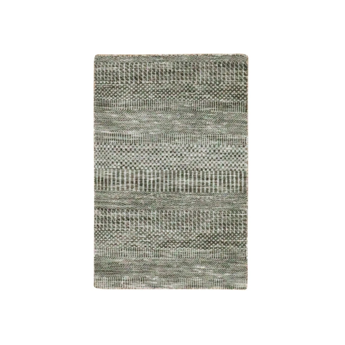Echo Gray Hand Knotted Pure Dyed Wool Grass Design Mat Rug: Title: Echo Gray Hand Knotted Pure Dyed Wool Grass Design Mat RugDescription: This is a truly genuine one-of-a-kind. It has been Knotted for months and months in the centuries-old weaving
