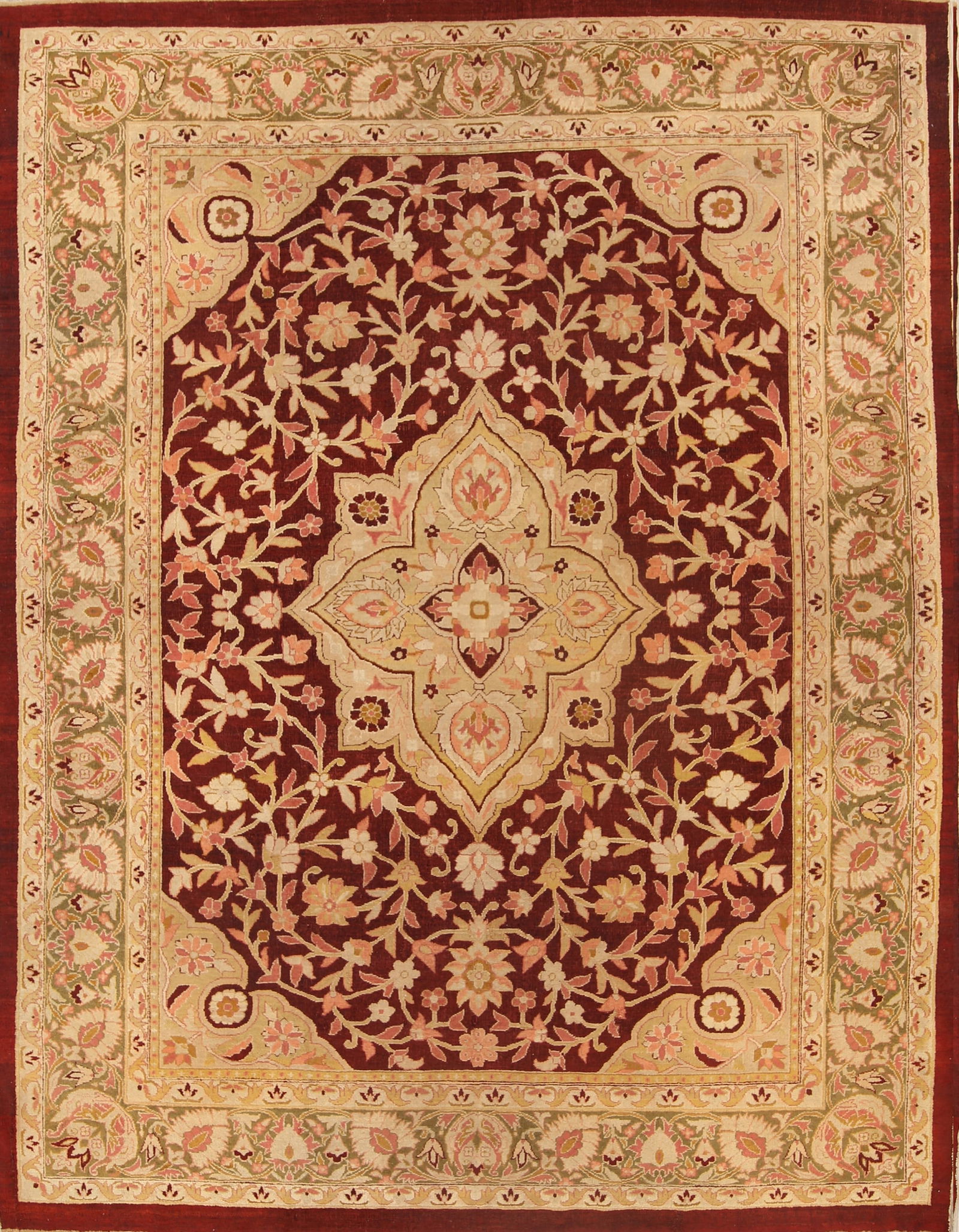 9x12 Agra Oriental Area Rug (1 of 20)