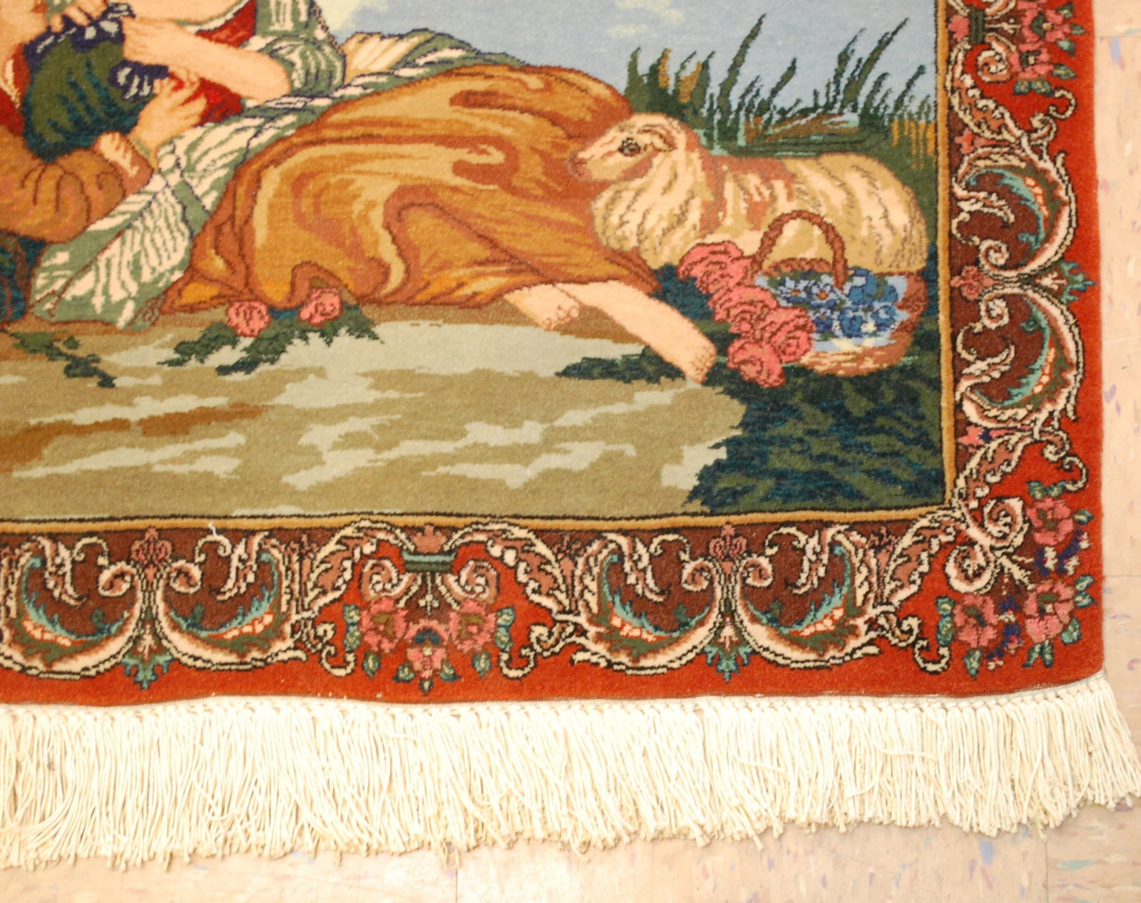 Persian TABRIZ RUG 2'4" x 3'4" - 2