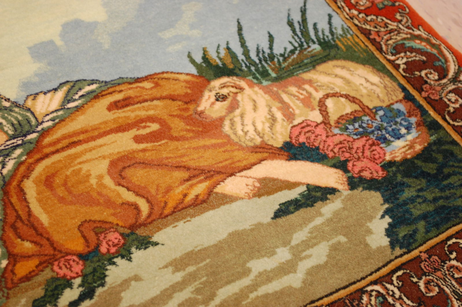 Persian TABRIZ RUG 2'4" x 3'4" - 6