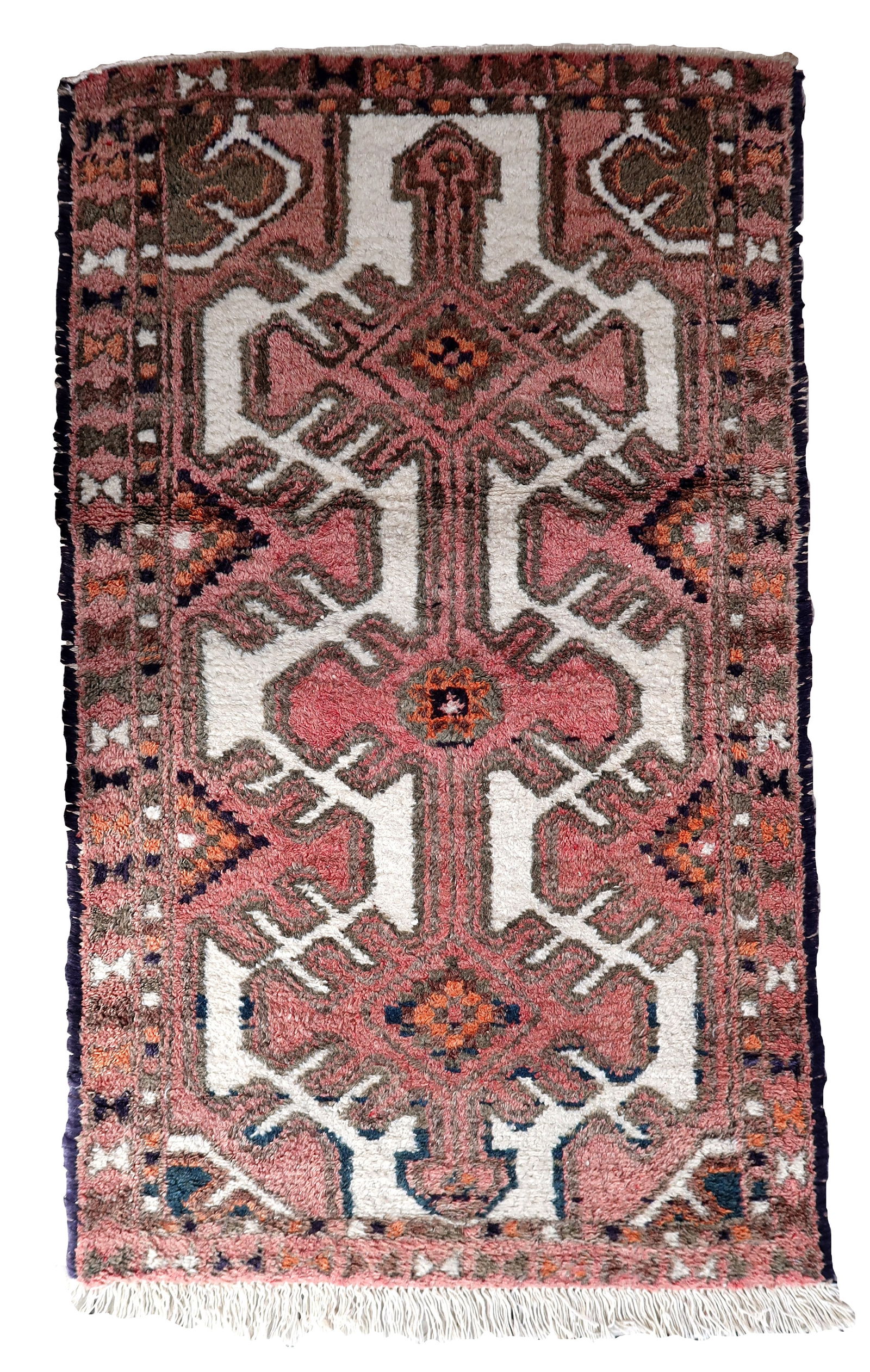 Handmade vintage Persian Hamadan rug 2.3' x 3.9' (72cm x 121cm) 1970s: Title:Handmade vintage Persian Hamadan rug 2.3' x 3.9' (72cm x 121cm) 1970sOrigin:Middle EastDimension:2.3' x 3.9' (72cm x 121cm)Materials:woolYear:1970sDescription:Handmade vintage Persian Hamadan