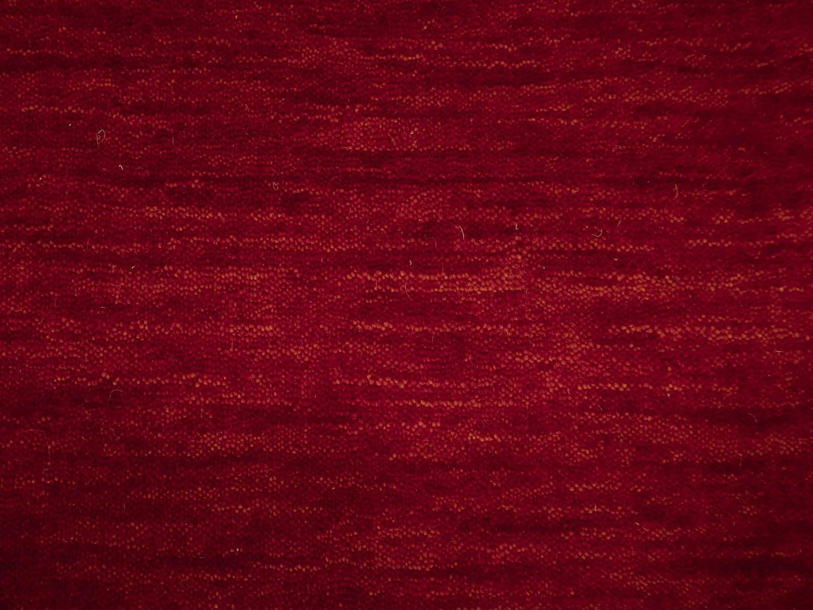 Red Modern Solid 6X6 Gabbeh Oriental Round Rug - 5