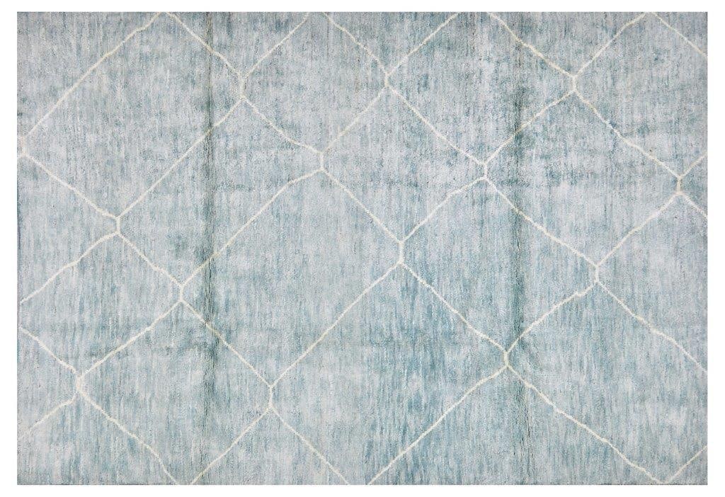 MOROCCAN HAND KNOTTED WOOL RUG (1 of 4)