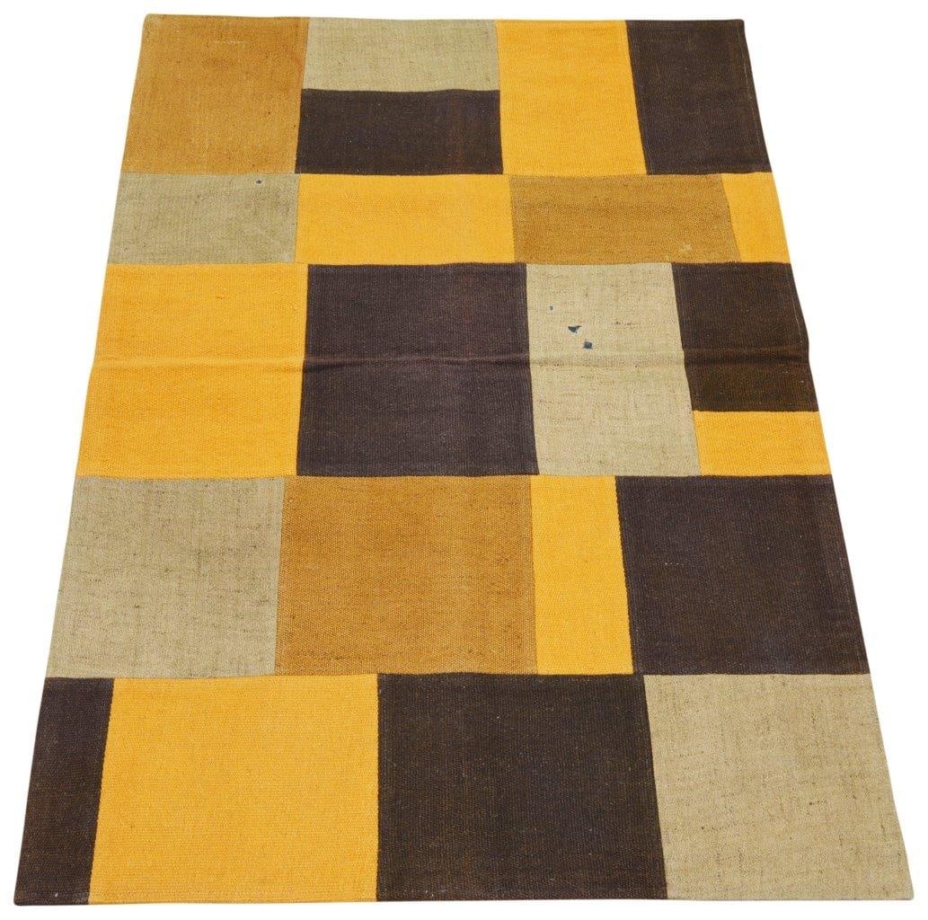 TURKISH FLATWEAVE WOOL RUG - 2