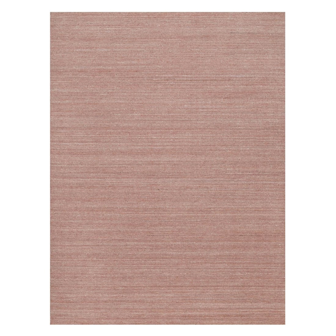 Rose Pink Pure Wool Plain Modern Striae Design Hand Loomed Rug: Title: Rose Pink Pure Wool Plain Modern Striae Design Hand Loomed RugDescription: This is a truly genuine one-of-a-kind. It has been Knotted for months and months in the centuries-old weaving