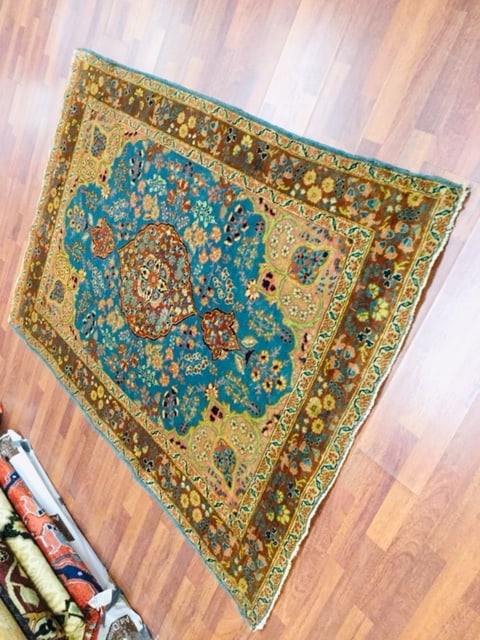 Antique Persian Tabriz Rug-3766 - 3